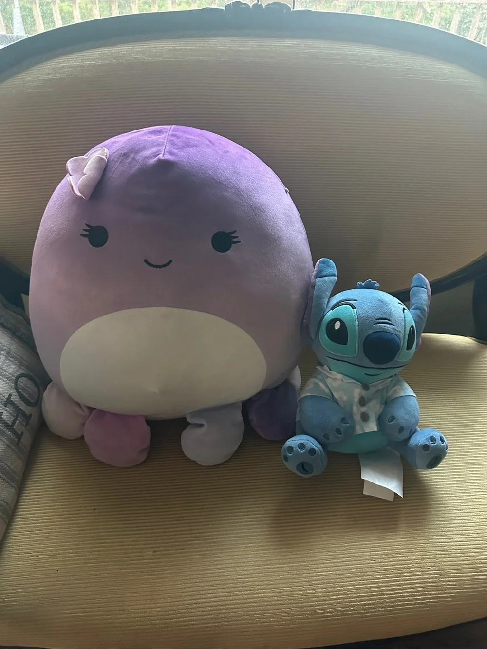 Purple Plush Octopus Toy - Soft Kids Stuffed Animal(squish mallow) and stitch